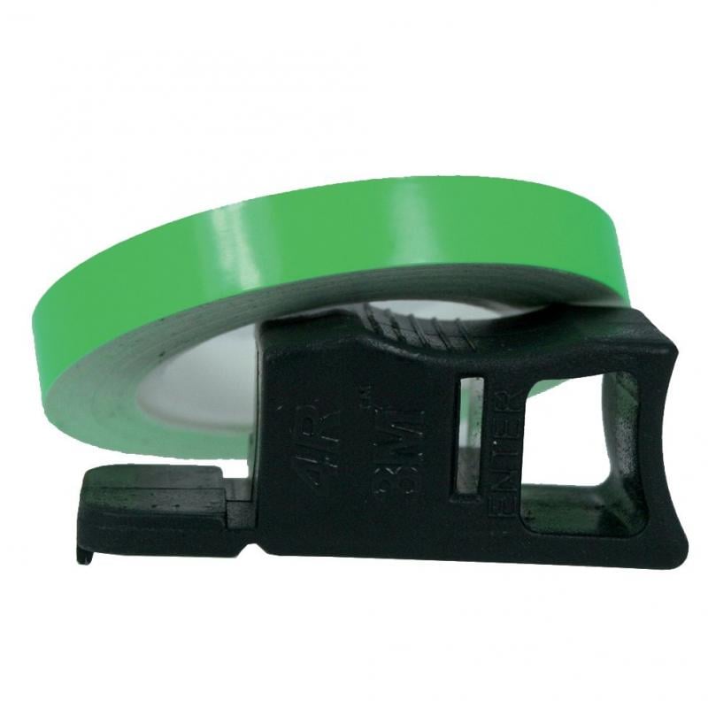 Liseret de Jante Chaft vert fluo 7mm x 1,5m avec applicateur