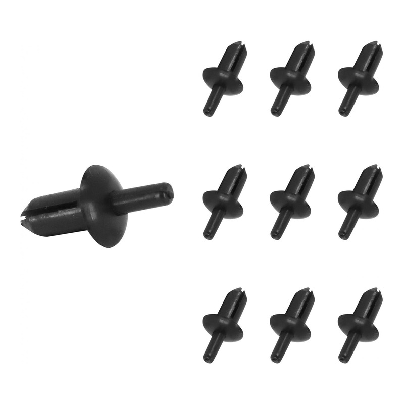 Lot de 10 agrafes plastique Ã 5