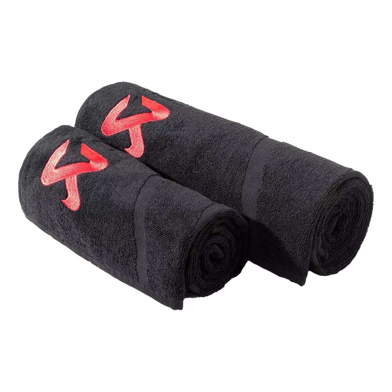 Lot de 2 serviettes Akrapovic noires
