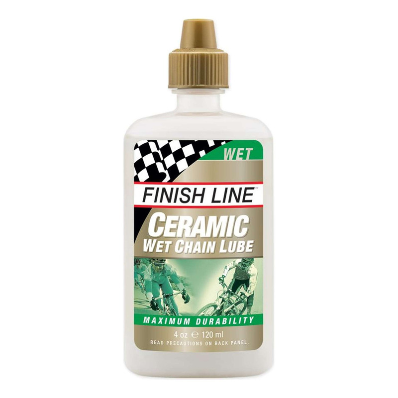 Lubrifiant chaîne Finish Line Céramic WET conditions humides 120ml