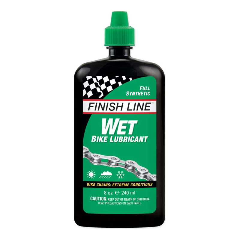 Lubrifiant chaîne Finish Line WET conditions humides 240ml