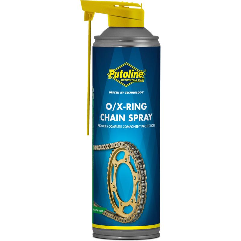Lubrifiant chaîne Putoline O/X-Ring Chainspray aérosol (500ml)