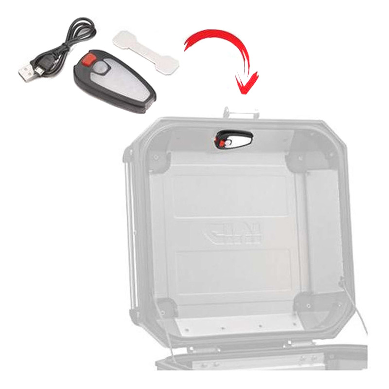 Lumière de courtoisie Givi pour top case ou valise