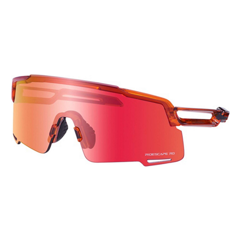 Lunette Vélo Shimano CE-EQNX5 Equinox 4 Ridescape Road Orange Saphir
