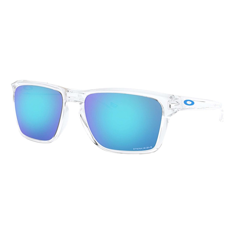 Lunettes de soleil Oakley Sylas - verres Prizm Sapphire, monture Polished Clear