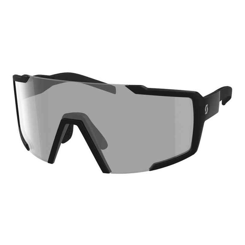 Lunettes de soleil Scott Shield noir mat/gris- écran light sensitive