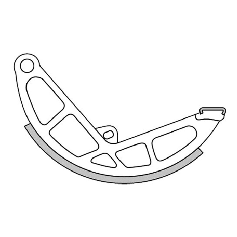 MÃ¢choires de frein Polini For Race Ã 135x16 Piaggio Bravo