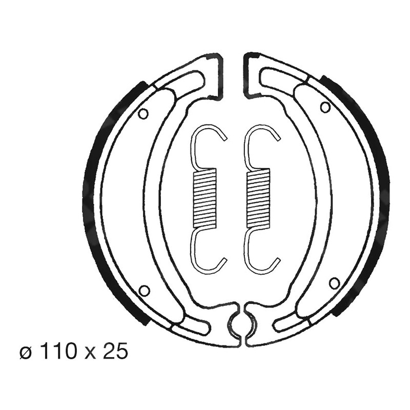 Mâchoire de frein TRW MCS962