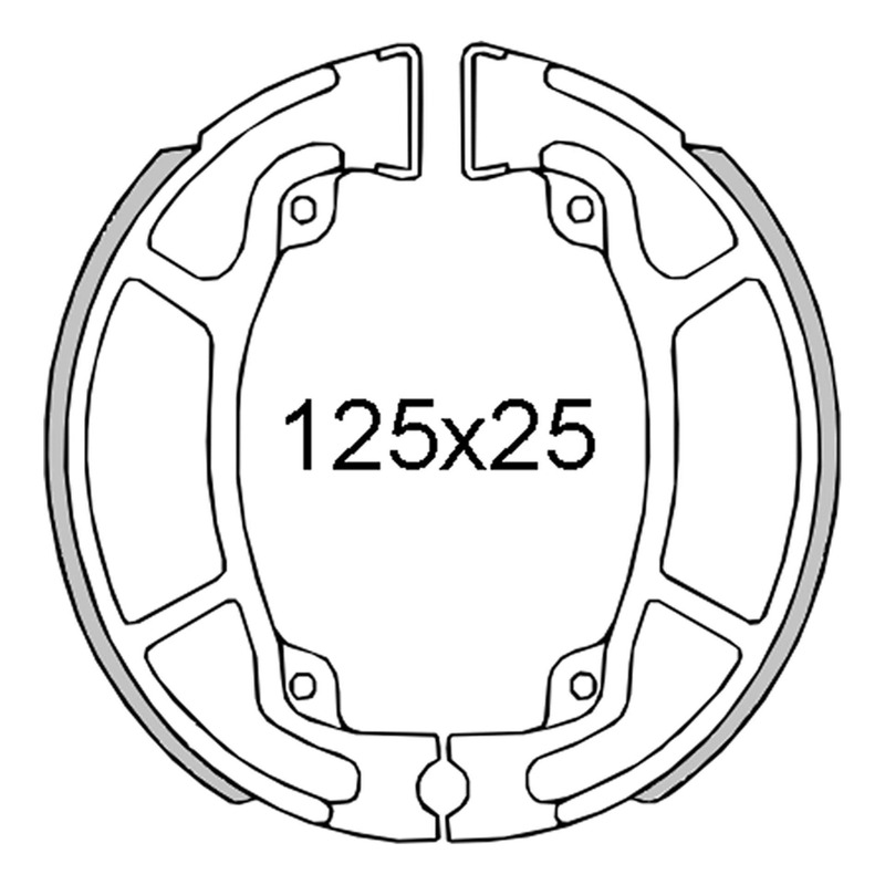 Mâchoires de frein RMS arrière Honda SH/PCX 125/150