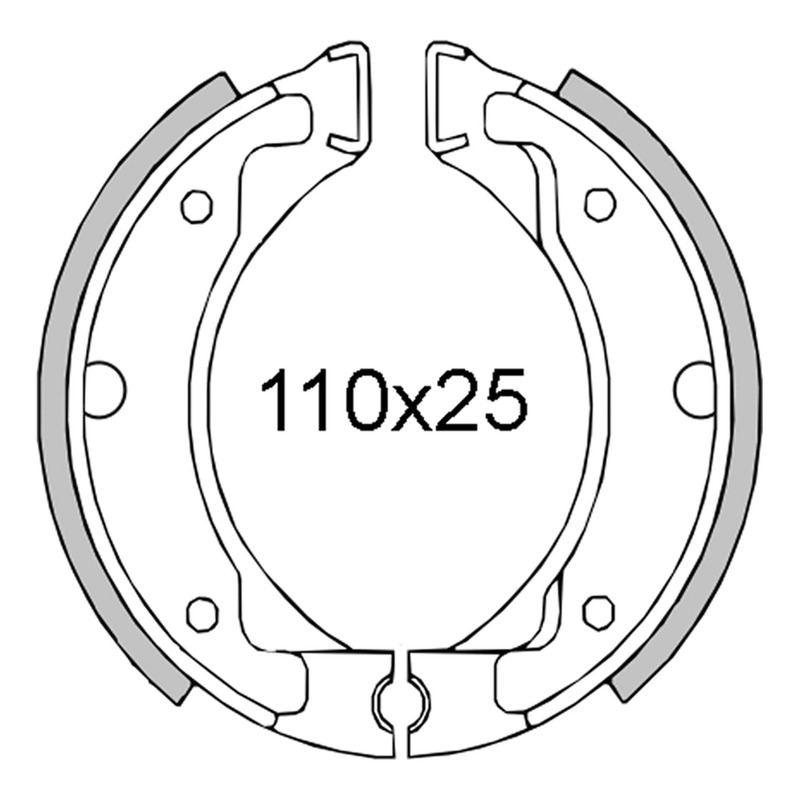 Mâchoires de frein RMS Booster 50