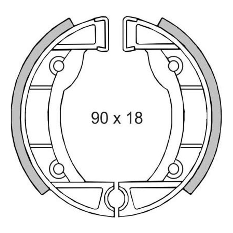 MÃ¢choires de frein RMS Piaggio Ciao