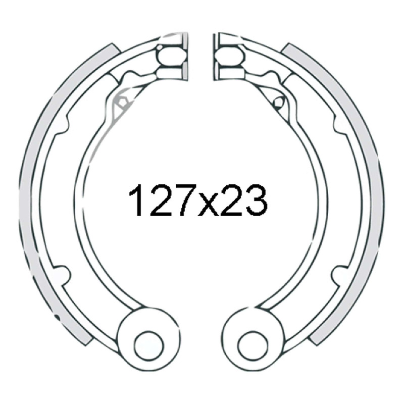 MÃ¢choires de frein RMS Vespa 125/150 1962-72