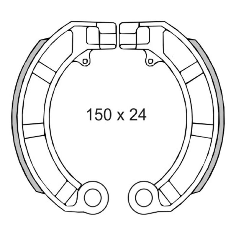 MÃ¢choires de frein RMS Vespa PK/PX 125/150