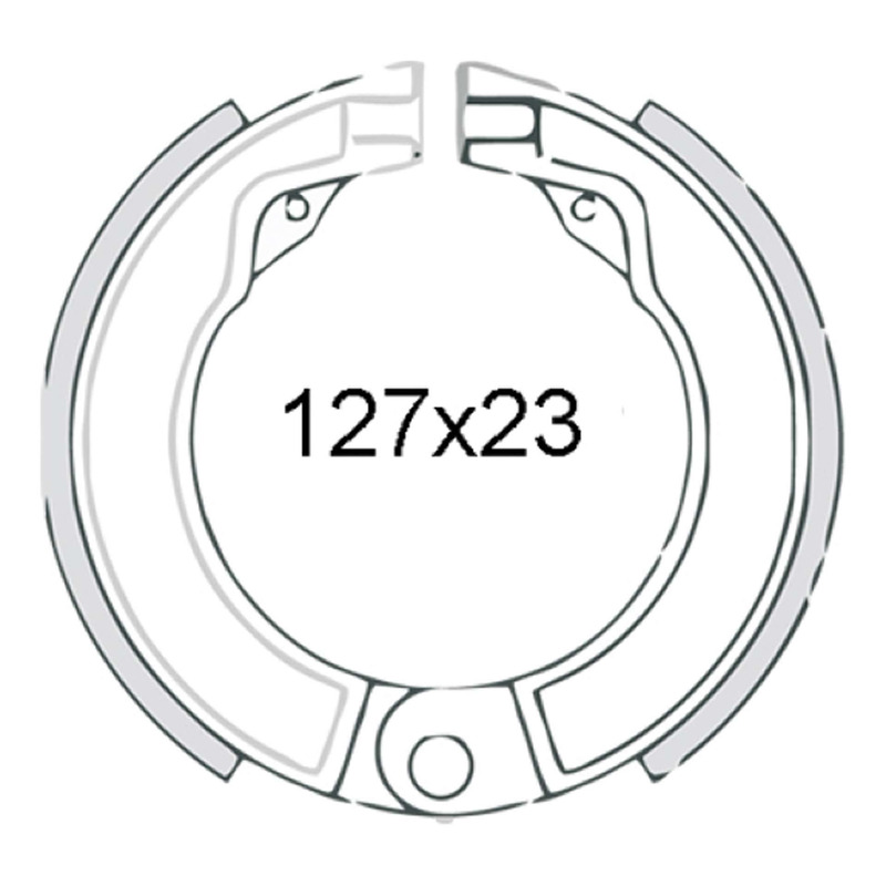 MÃ¢choires de frein RMS Vespa Super125/150 1951-62