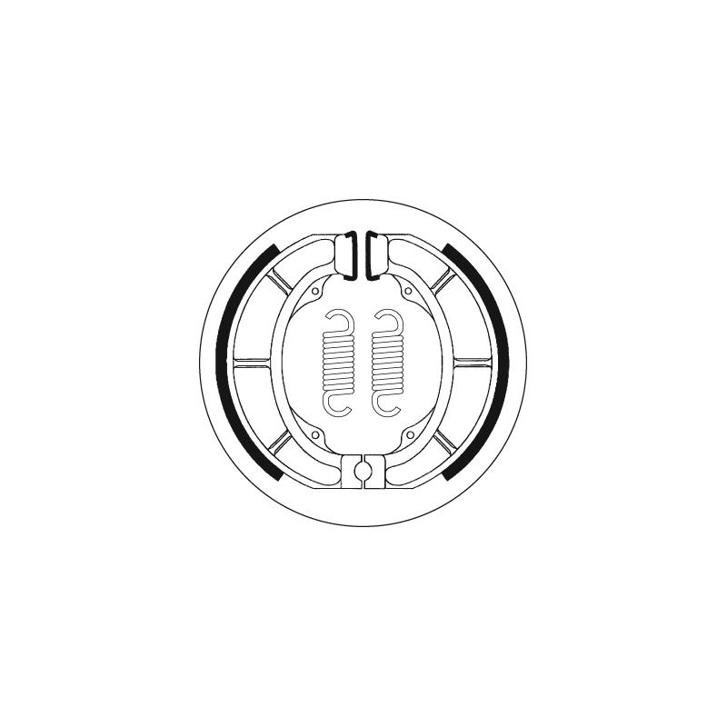 Mâchoires de frein SBS 2201