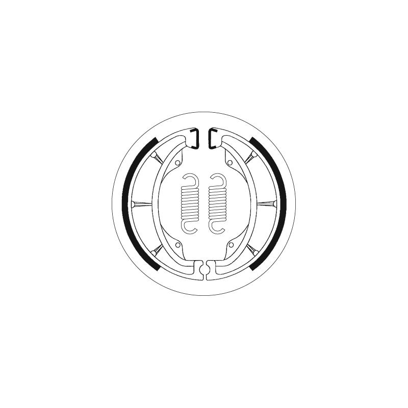 Mâchoires de frein SBS 2202