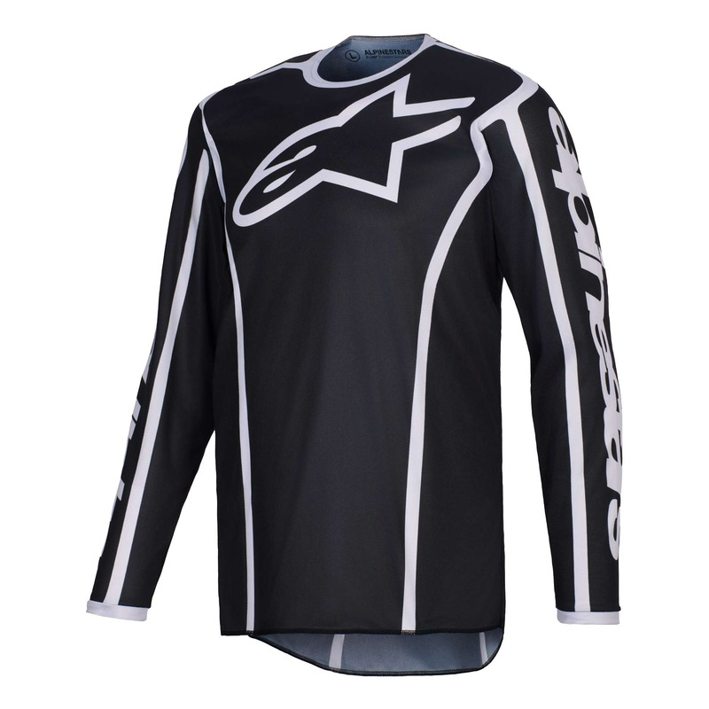 Maillot cross Alpinestars Fluid Apex black/gray