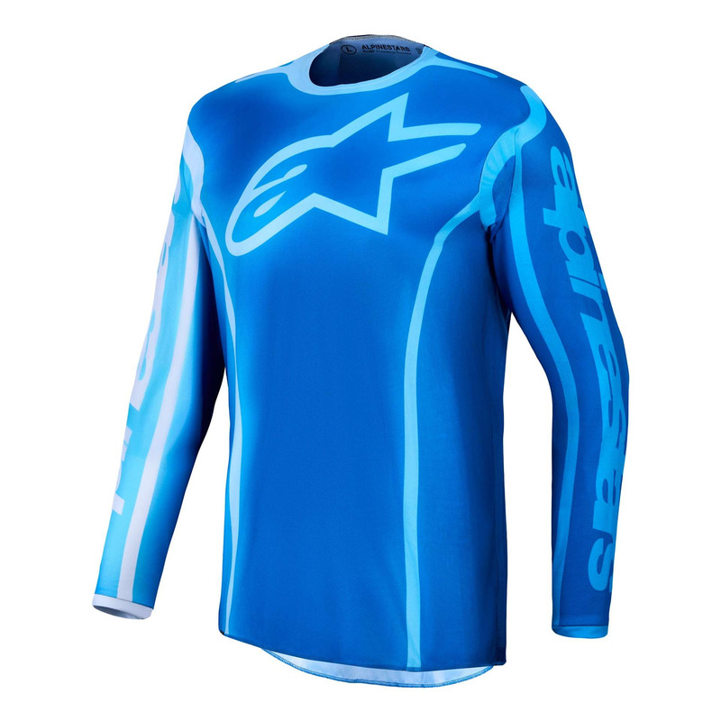 Maillot cross Alpinestars Fluid Kepler ucla blue/blithe blue