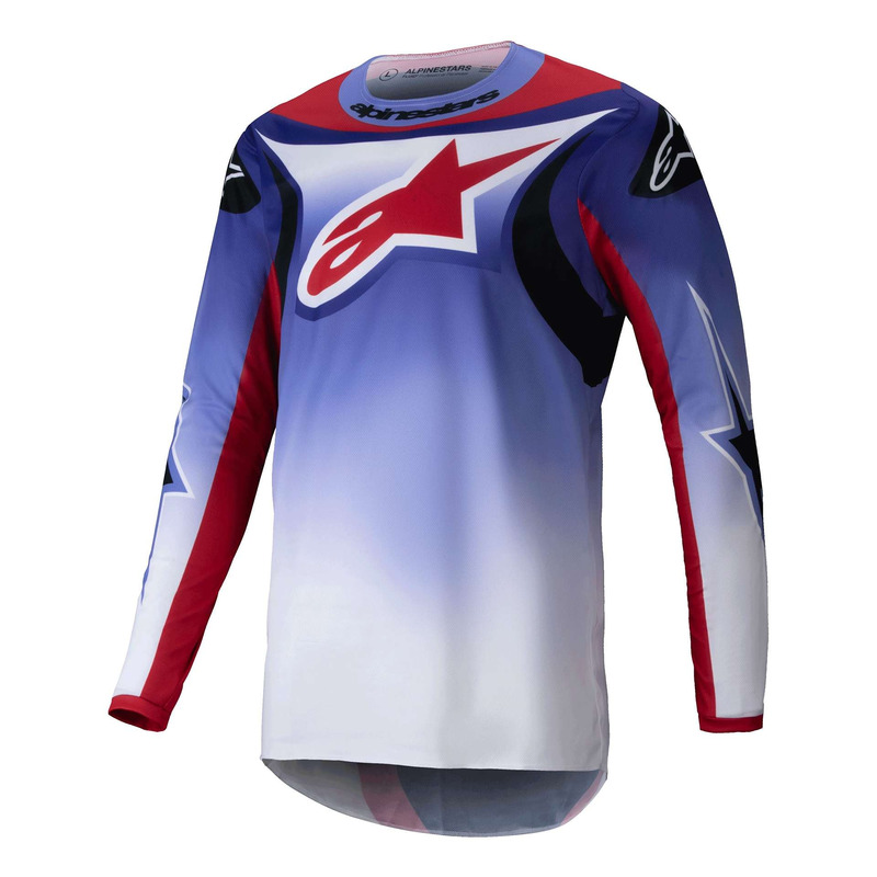 Maillot cross Alpinestars Fluid Wurx purple/bright red