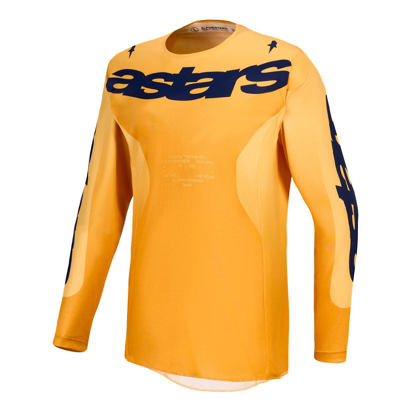 Maillot cross Alpinestars Racer Amber orange/gold/deep blue