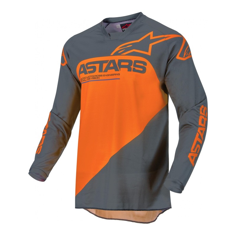 Maillot cross Alpinestars Racer Supermatic anthracite/orange- S