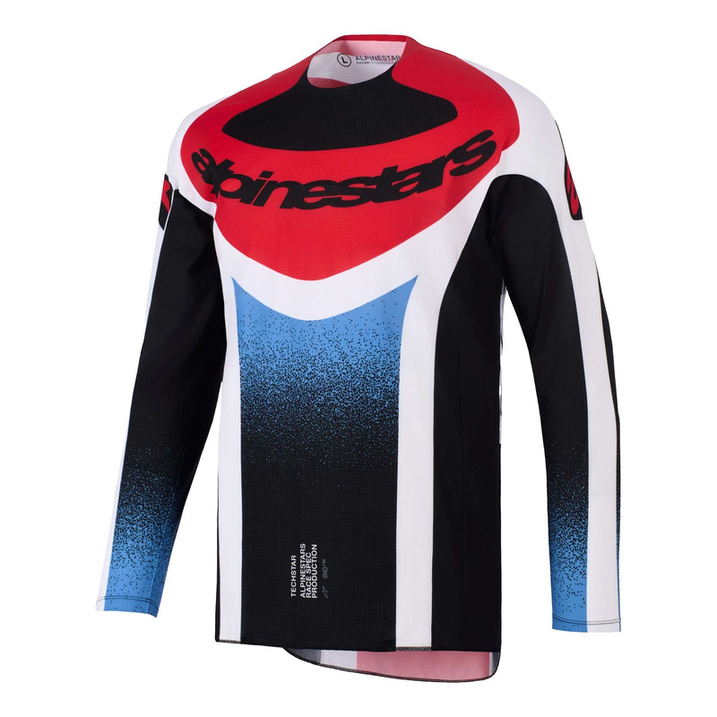 Maillot cross Alpinestars Techstar Knif black/white/red