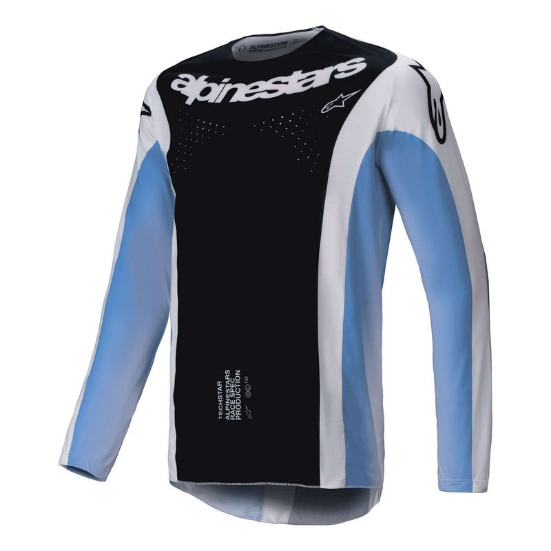 Maillot cross Alpinestars Techstar Melt black/blue