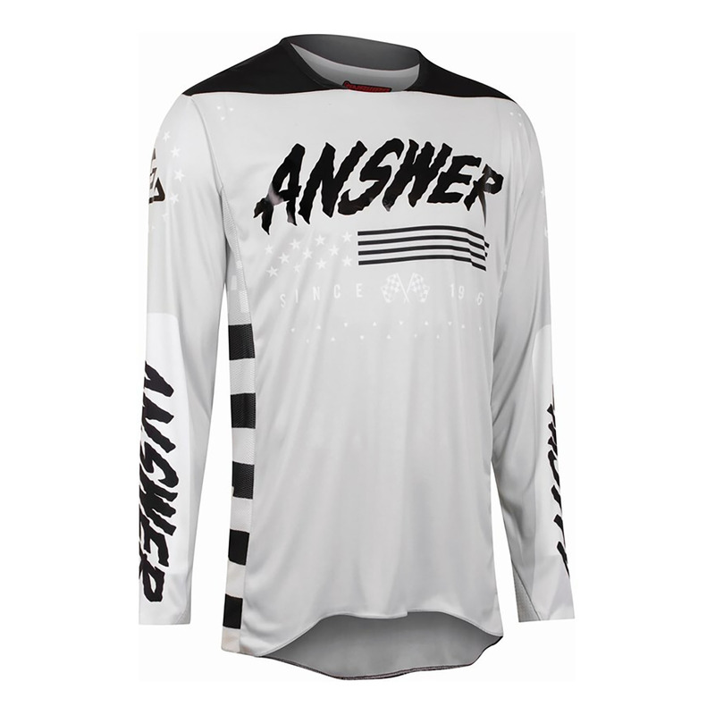 Maillot cross Answer A22 Elite Redzone gris/noir- 2XL