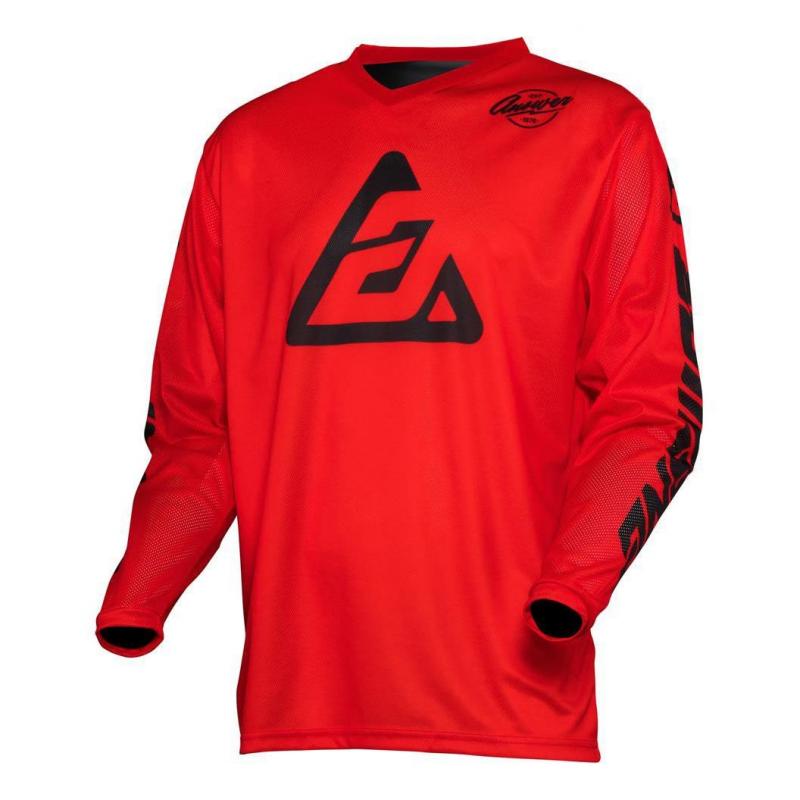 Maillot cross Answer Arkon Bold rouge/noir- XS