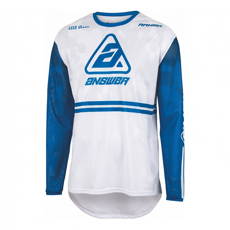 Maillot cross Answer Arkon Trials bleu/blanc- 2XL
