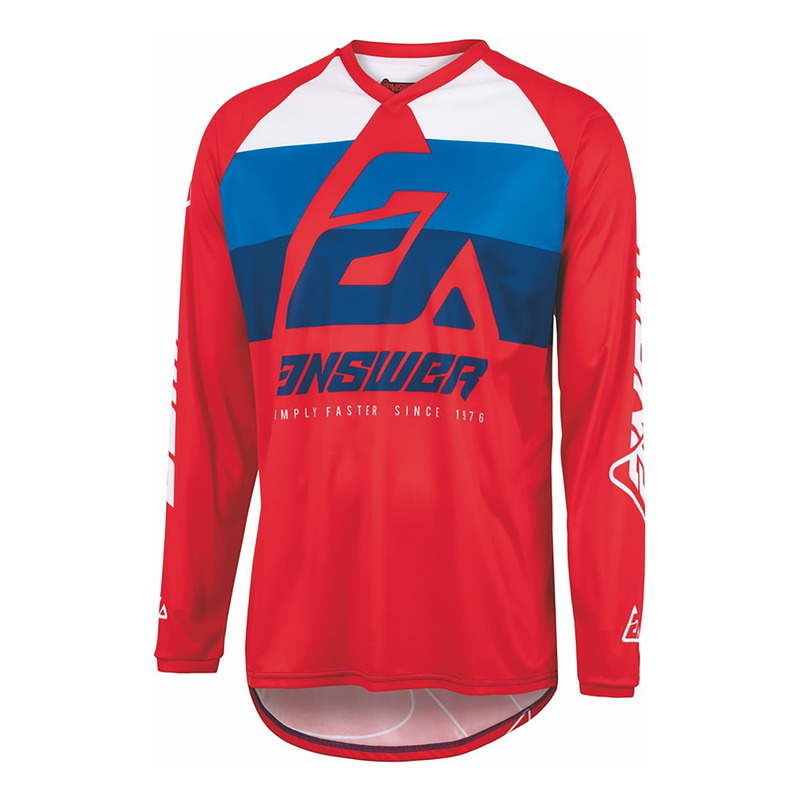 Maillot cross Answer Syncron CC bleu/rouge/blanc- S