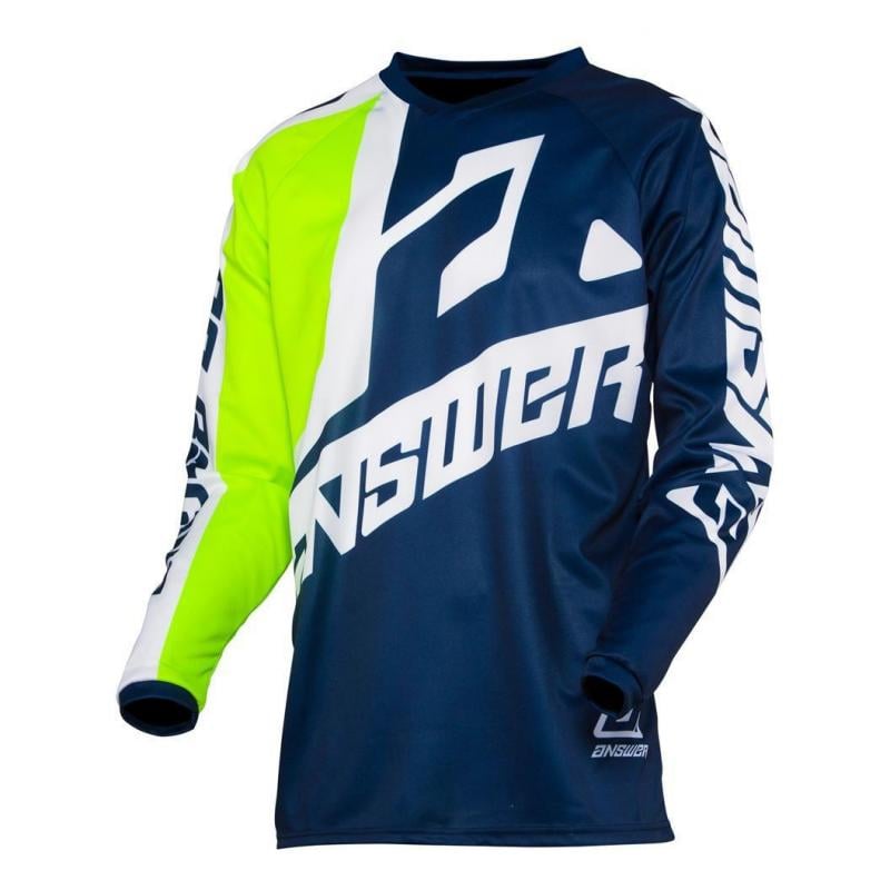 Maillot cross Answer Syncron Voyd Midnight/Hyper Acid/White