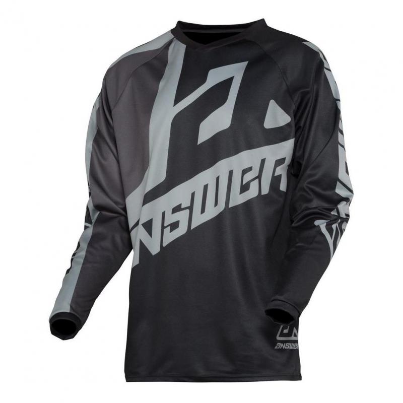 Maillot cross Answer Syncron Voyd noir/charcoal/steel- M