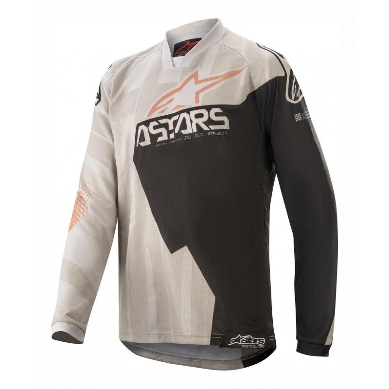 Maillot cross enfant Alpinestars Racer Factory gris/noir/rouille- S