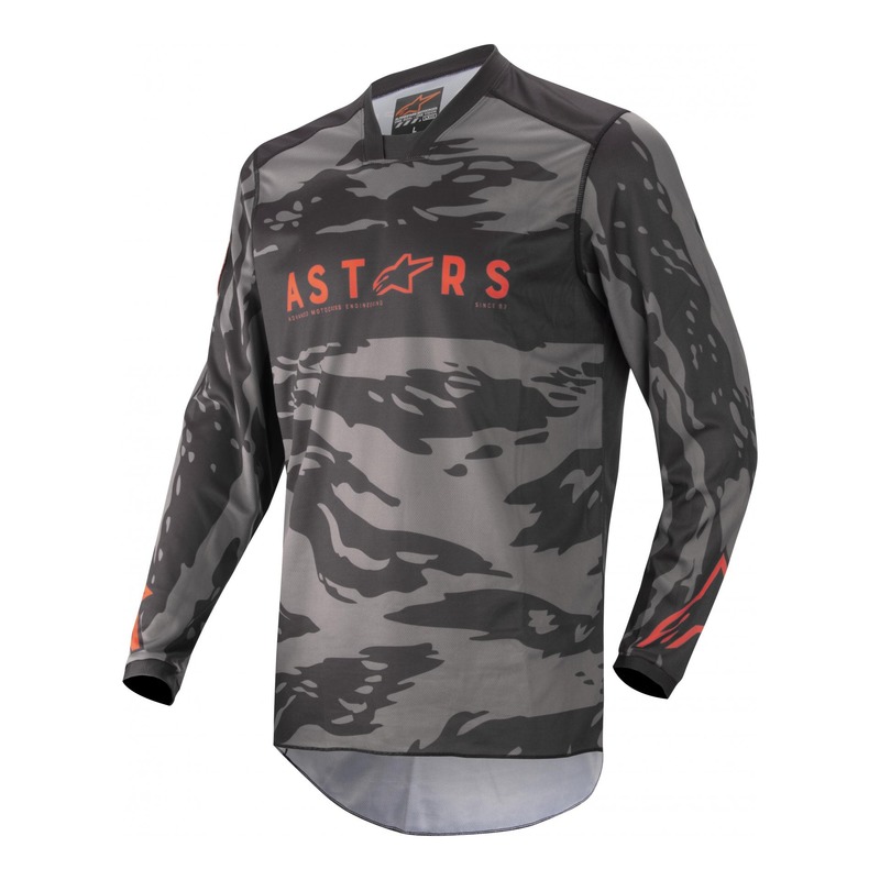 Maillot cross enfant Alpinestars Racer Tactical Youth noir/gris/camouf