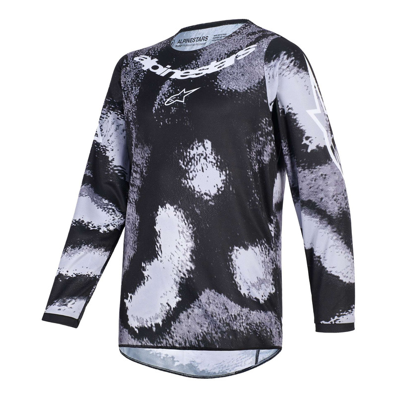 Maillot cross enfant Alpinestars Youth Fluid Lahnd iron camo