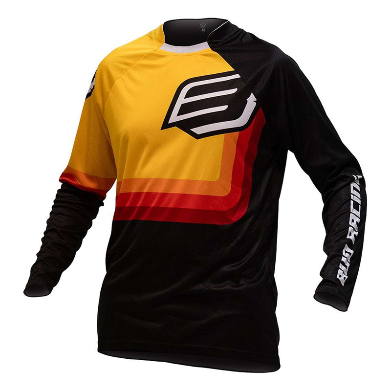 Maillot cross enfant Bud Racing Youth 95â   Evo Retro noir- YS