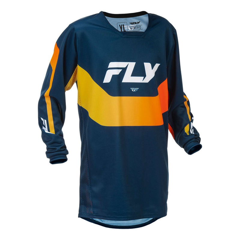 Maillot cross enfant Fly Racing Youth Kinetic navy/- Y