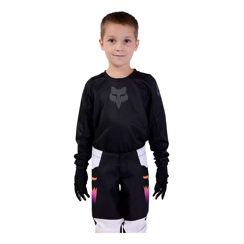 Maillot cross enfant Fox Racing Kids 180 Blackout black/black-