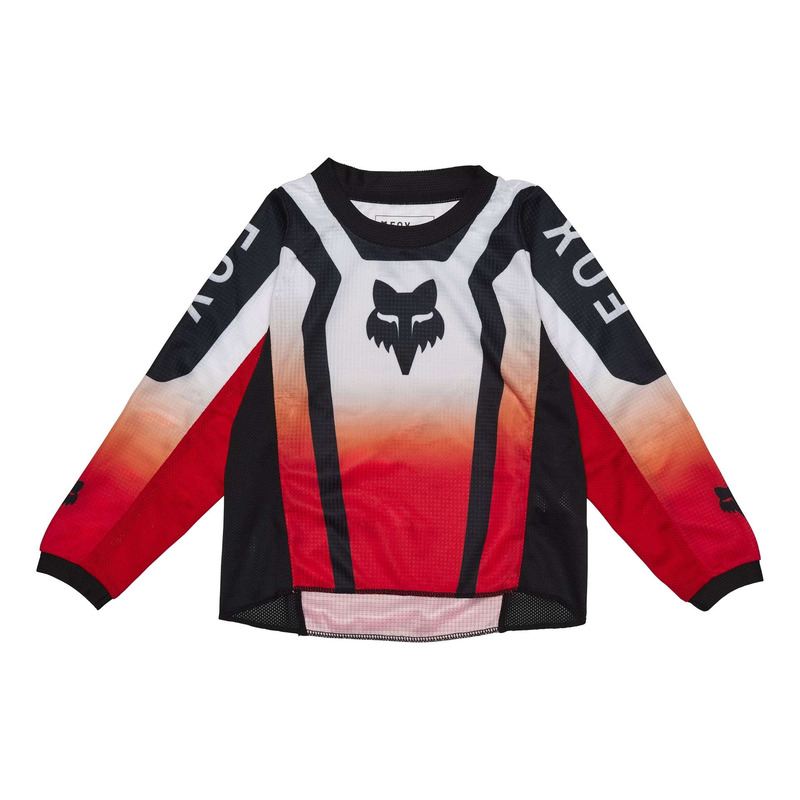 Maillot cross enfant Fox Racing Kids 180 Lean red fluo-