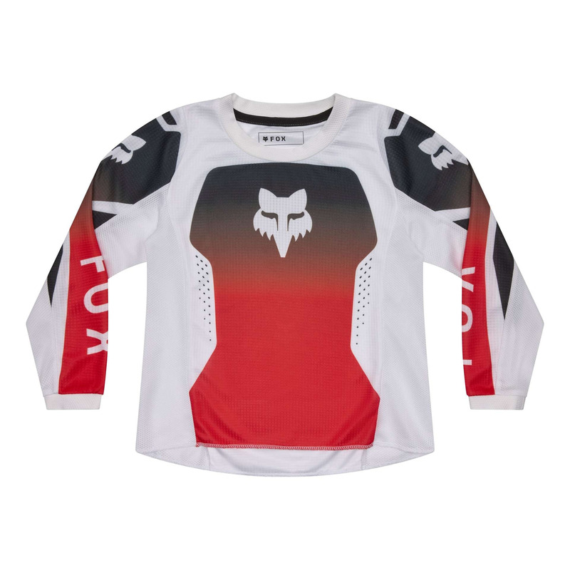Maillot cross enfant Fox Racing Kids 180 Shield red fluo-