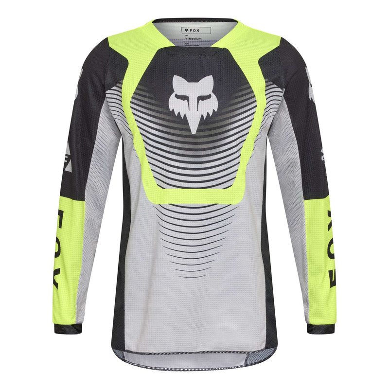 Maillot cross enfant Fox Racing Youth 180 Collect grey/yellow-