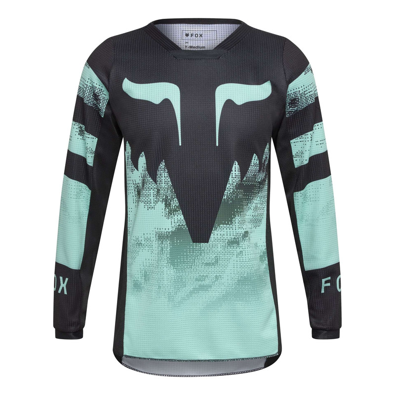Maillot cross enfant Fox Racing Youth 180 Kairos turquoise-