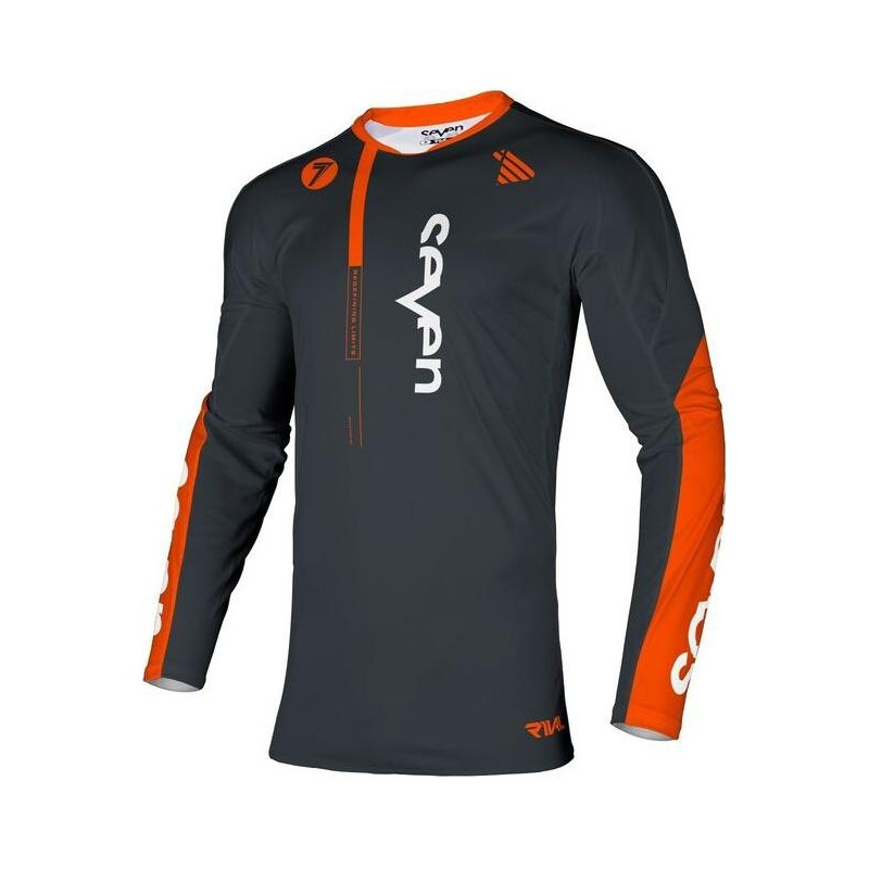 Maillot cross enfant Seven Rival Rift Youth anthracite-