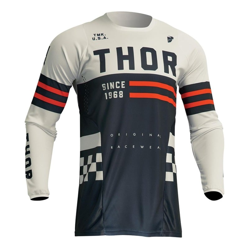 Maillot cross enfant Thor Youth Pulse Combat midnighth/blanc