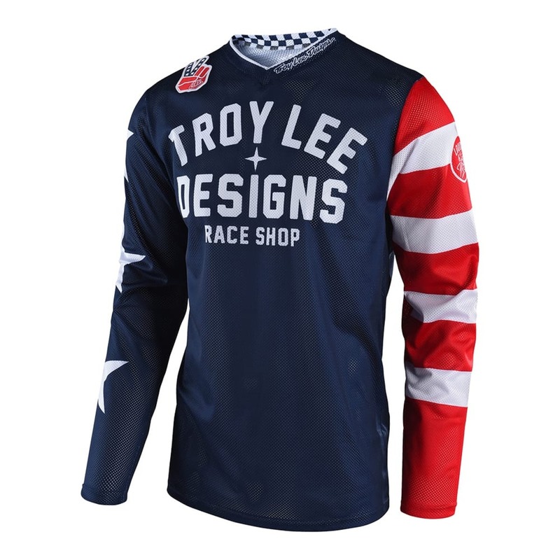 Maillot cross enfant Troy Lee Designs GP América navy- YM