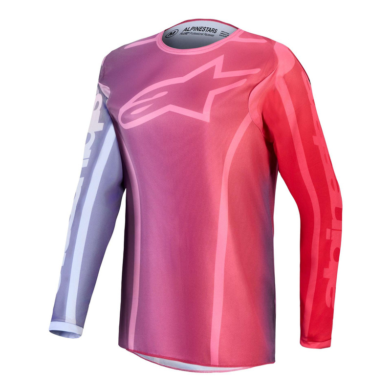 Maillot cross femme Alpinestars Stella Fluid purple/red