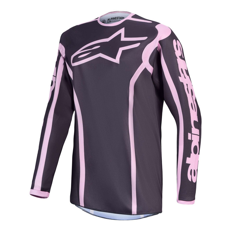 Maillot cross femme Alpinestars Stella Fluid Apex V2 graystone/old pink