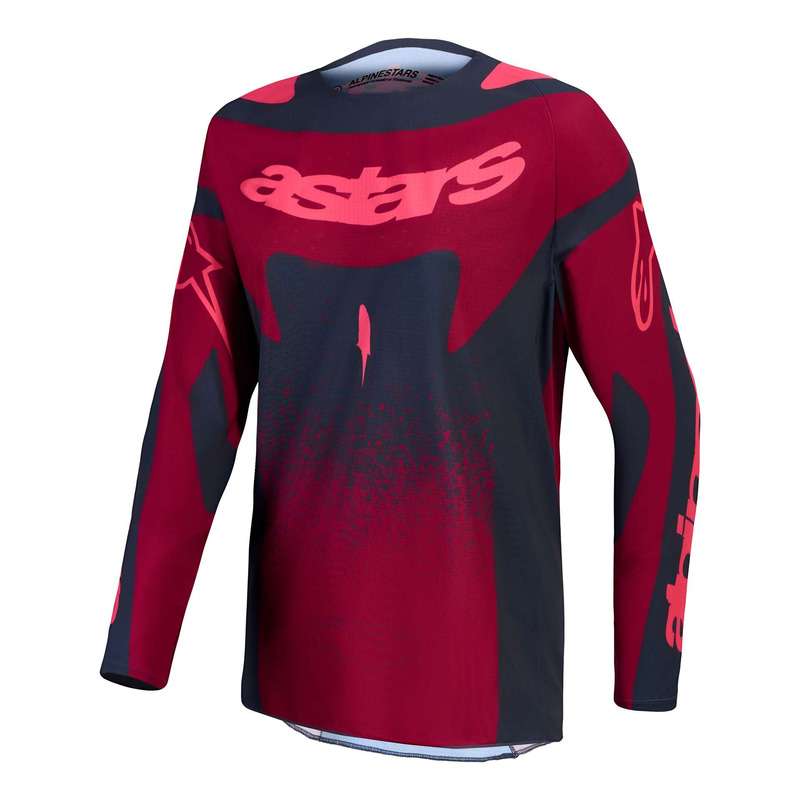 Maillot cross femme Alpinestars Stella Techstar Swan crimson/dark gray