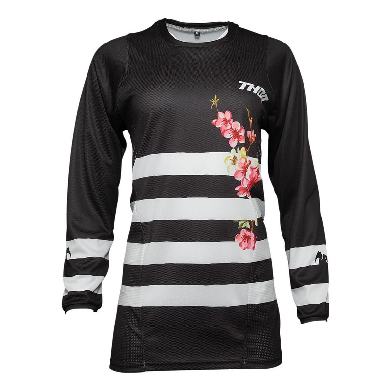 Maillot cross femme Thor Pulse Sakura noir/rose- S